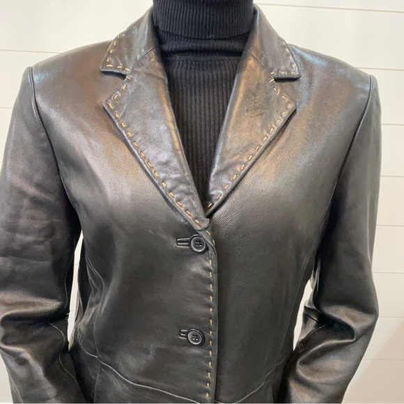 Genuine leather coat - Picture 4 of 10